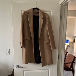 Zara Camel Overcoat